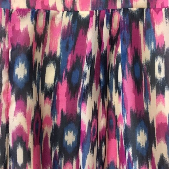 AZTEC PRINT SILKY SHORTS - Picture 2 of 2